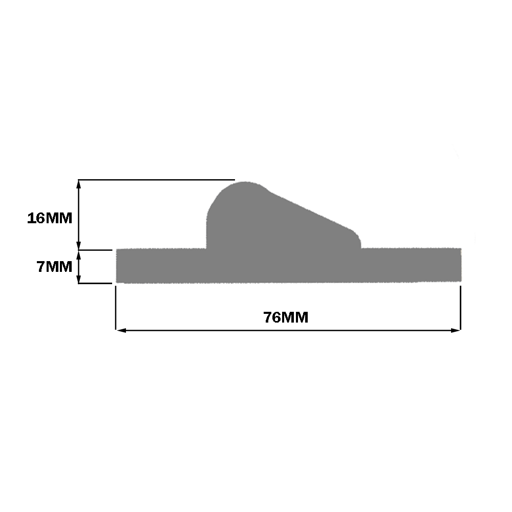 52-130-3 MODULAR SOLUTIONS DOOR PART<BR>30 SERIES DOUBLE BALL CATCH, BLACK W/HARDWARE